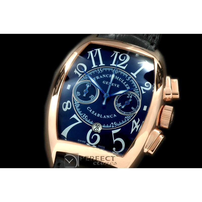 FMCA01128 Casablanca Chrono RG/RU Blue Jap OS2Qtz Chrono