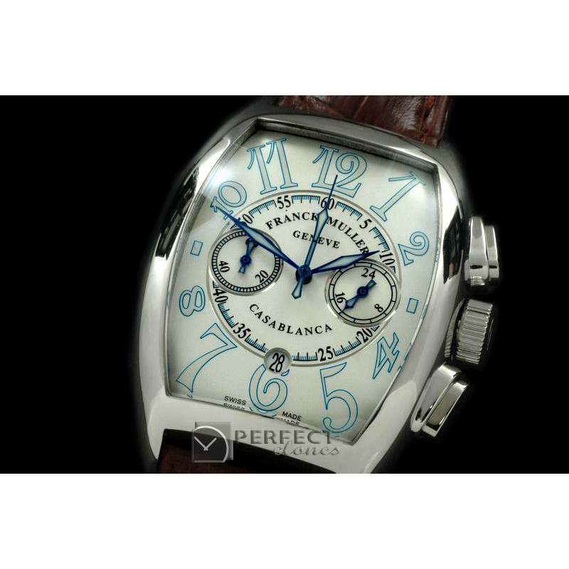 FMCA01114 Casablanca Chrono SS/RU White Jap OS2Qtz Chrono