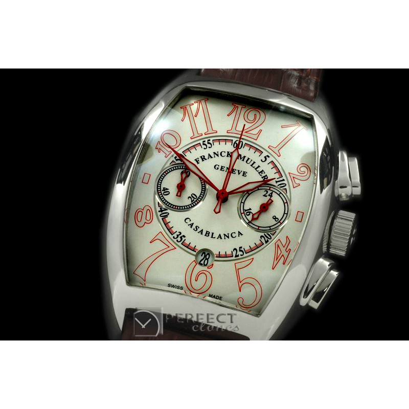 FMCA01113 Casablanca Chrono SS/RU White Jap OS2Qtz Chrono