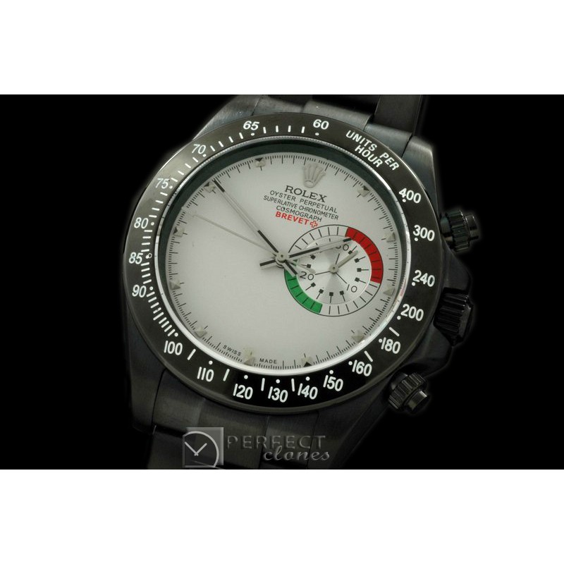 RDBP10021 Brevet Plus Daytona PVD/PVD White Asian 2813