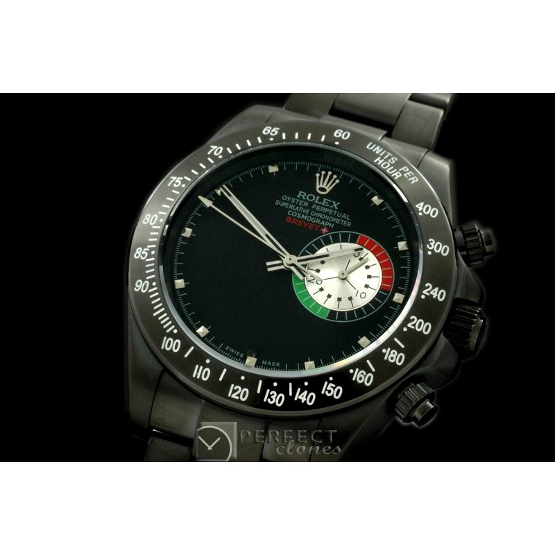RDBP10022 Brevet Plus Daytona PVD/PVD Black Asian 2813