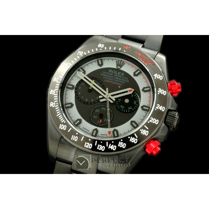 RDBP10034 Brevet Plus Daytona PVD/PVD White/Black Asian 2813
