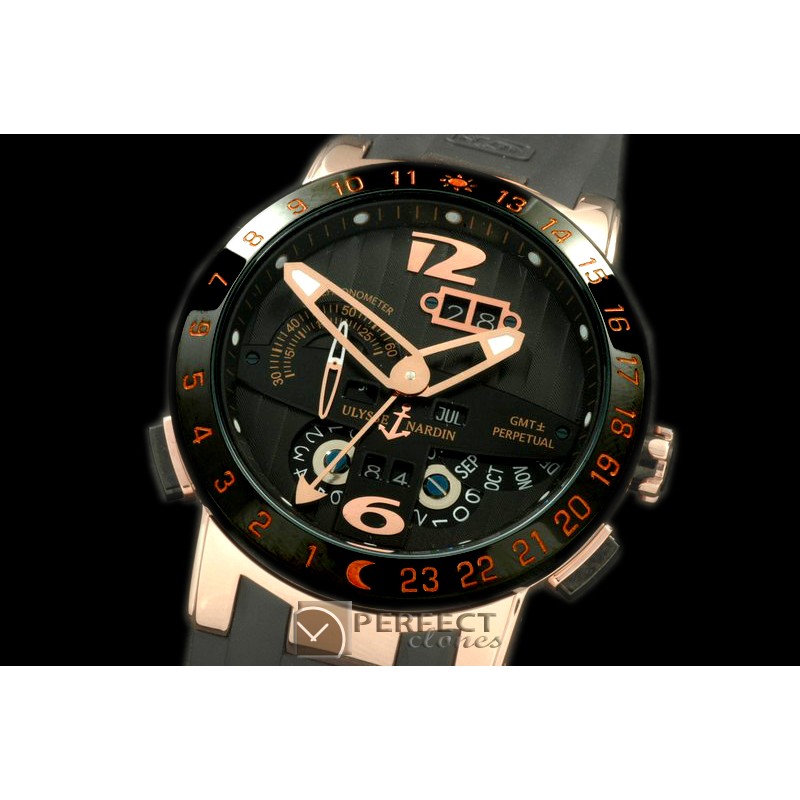 UNEL10012 EL Toro RG/PVD/RU Black Asian 2813 23J