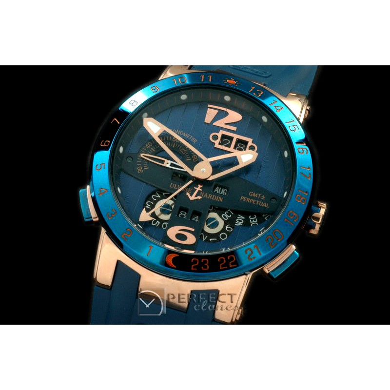 UNEL10014 EL Toro RG/PVD/RU Blue Asian 2813 23J
