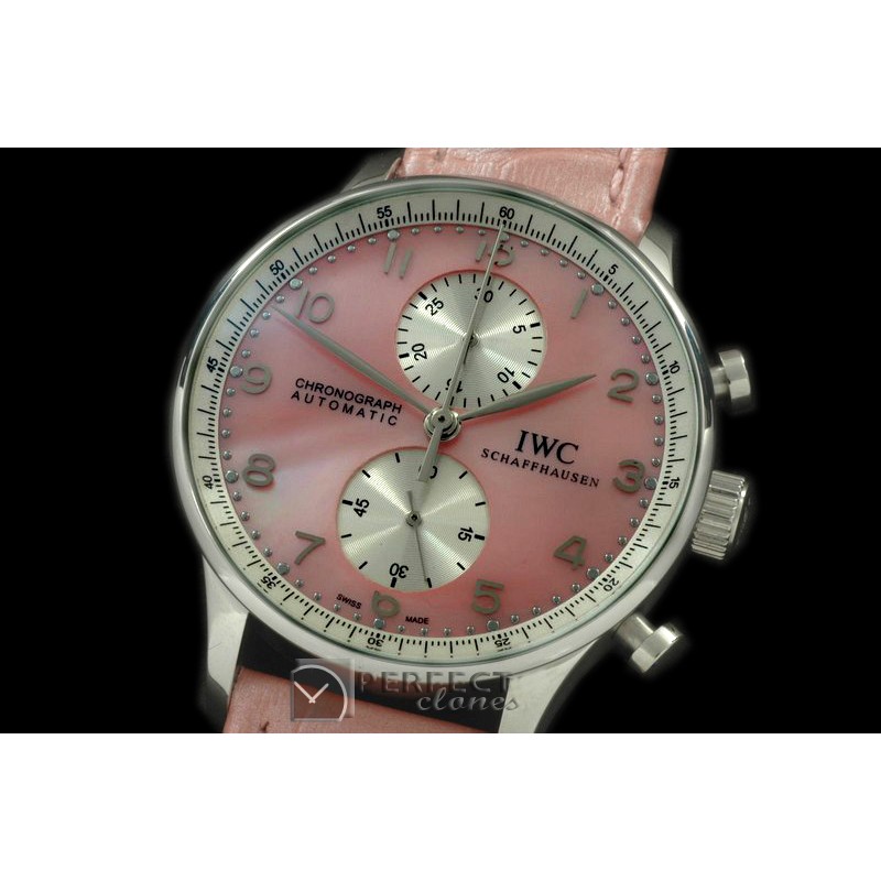 IWPG10108 Portuguese Chrono SS/LE Pink Jap OS20