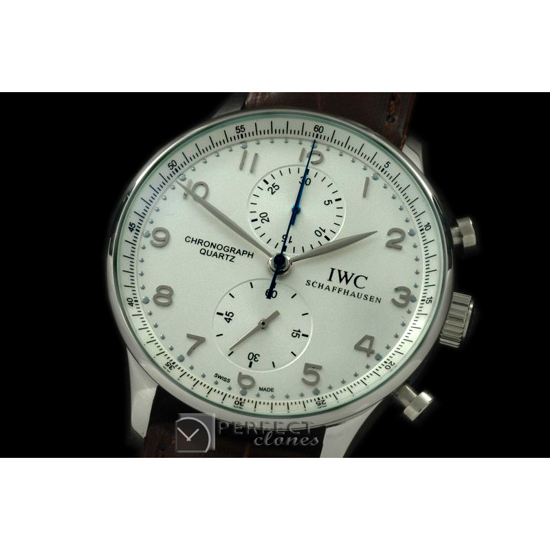 IWPG10111 Portuguese Chrono SS/LE White Jap OS20