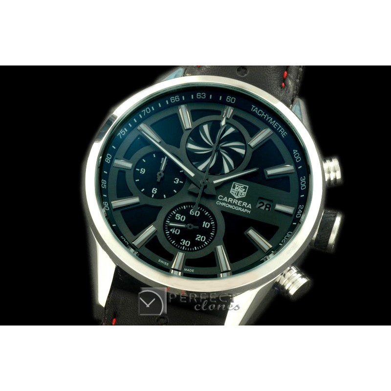 TG-50-001L Carrera 50yrs Anni Chrono SS/LE Black Jap OS2Quartz