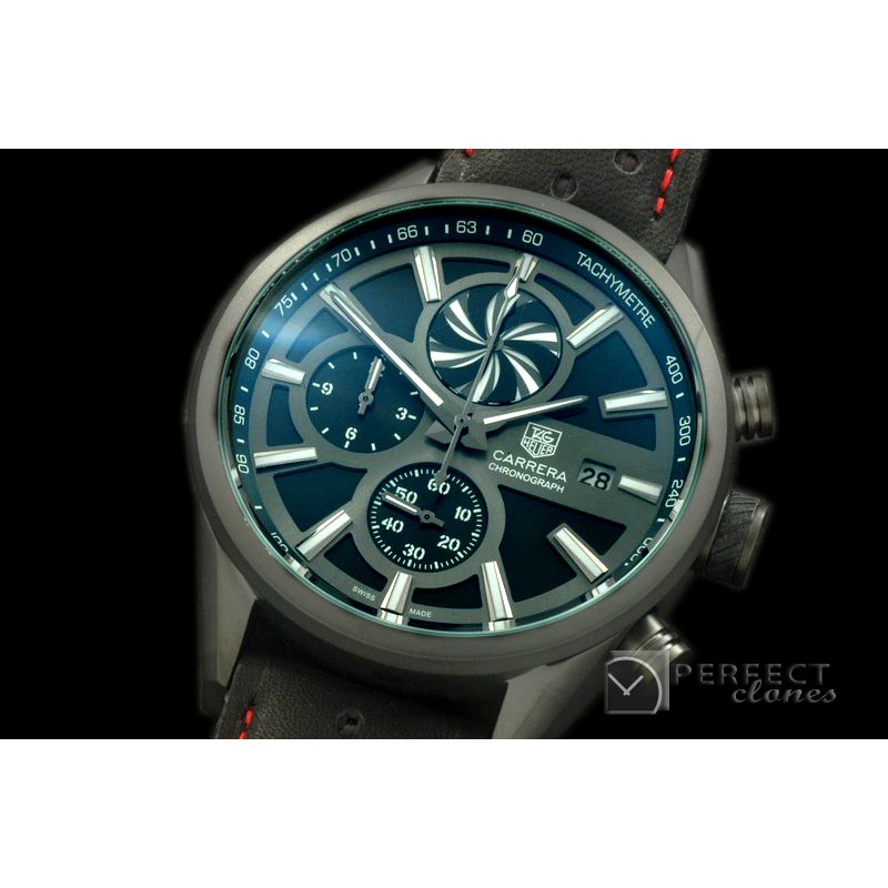 TG-50-011L Carrera 50yrs Anni Chrono PVD/LE Black Jap OS2Q