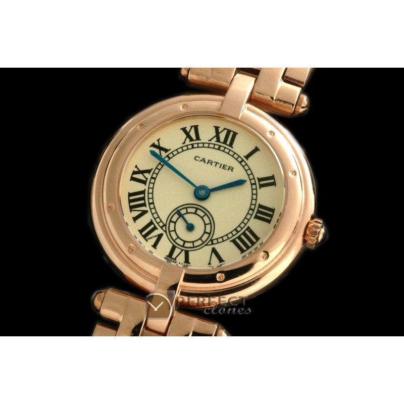 CARMR10007 Must De Cartier Ronde RG/RG Off White Jap Quartz