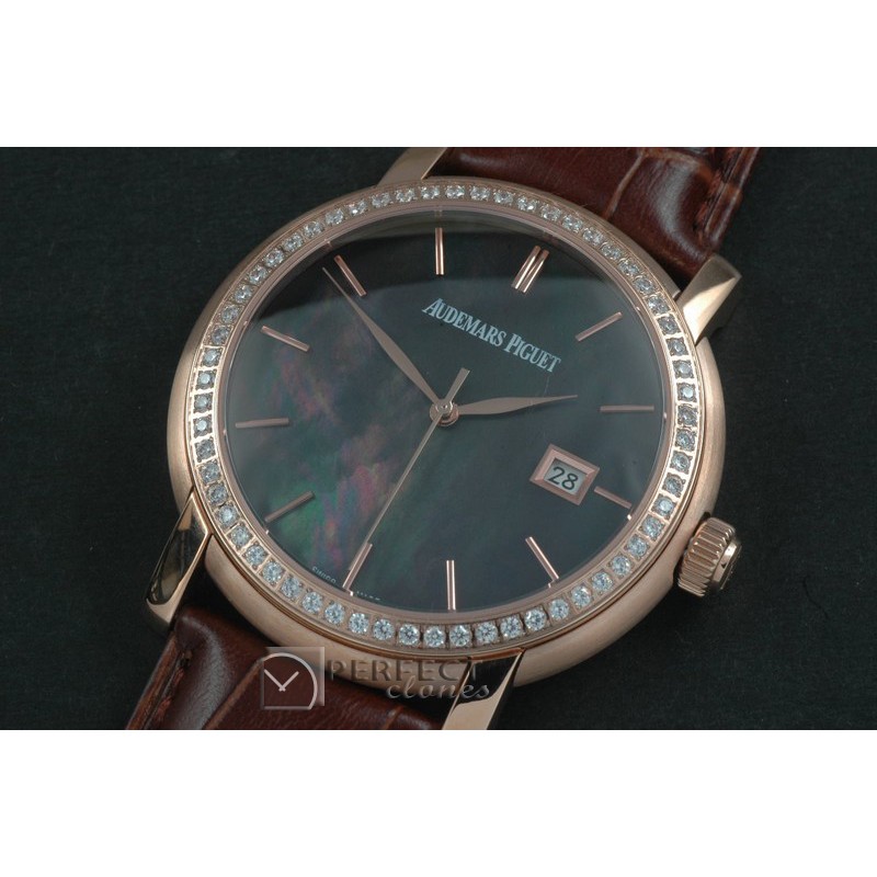 APJA00119D Jules Audemars Classic SS/LE Black MOP Jap Miyota