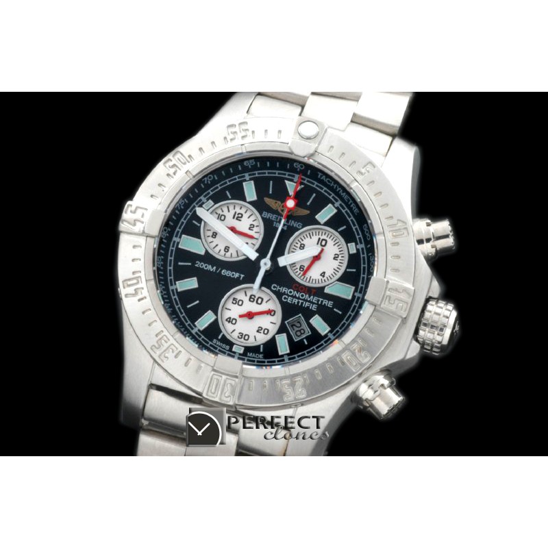 BLSWC10008S Seawolf Chrono SS/NY Blue Stk Swiss Eta Qtz 251.262