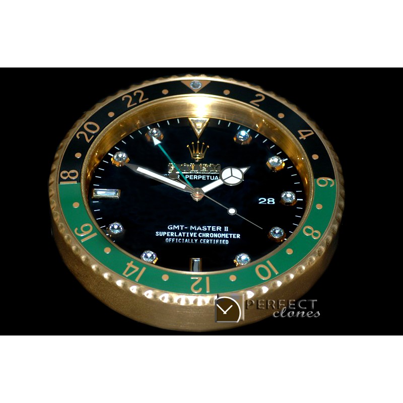 RLDC20147 Dealer Clock GMT Style Green Green/Black Swiss Quartz