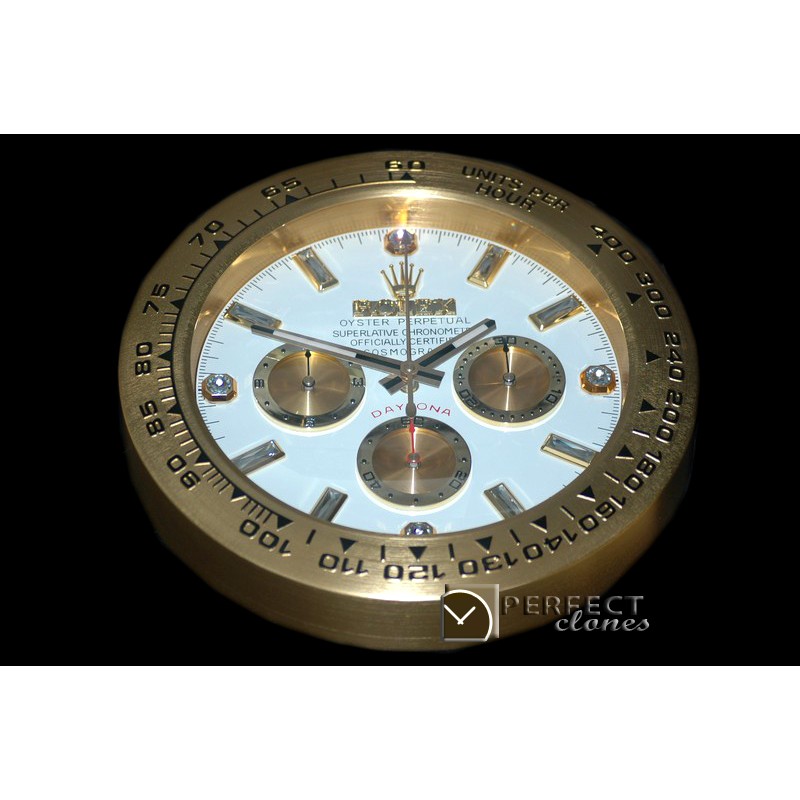 RLDC50152 Dealer Clock Daytona Style Swiss Quartz