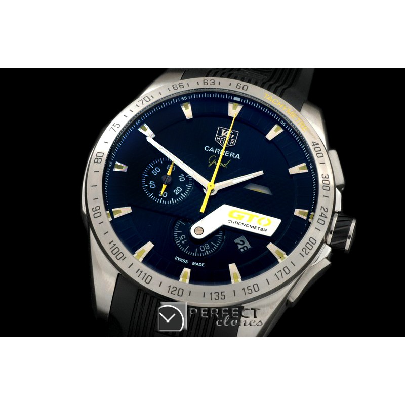 TG-GTO-106R Carrera GTO Chrono SS/NY Black/Yellow Jap OS2Quart