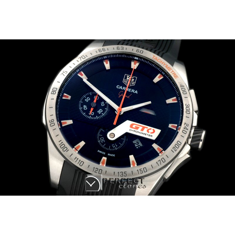 TG-GTO-103R Carrera GTO Chrono SS/NY Black/Orange Jap OS2Quart