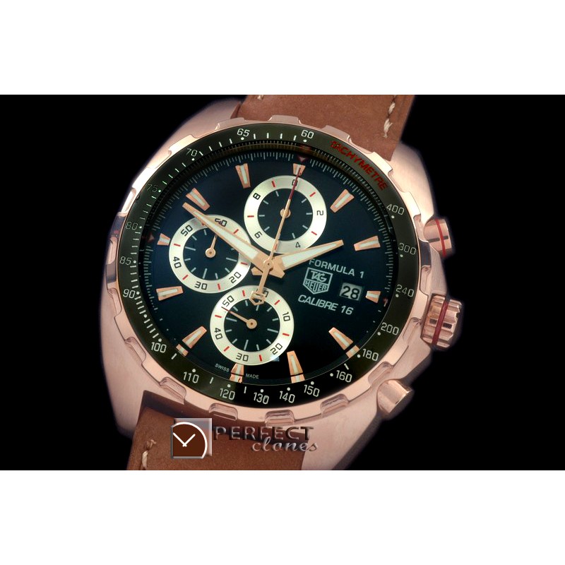 TGF1-00187 Formula 1 Calibre 16 RG/LE Black OS 2Quartz Chron
