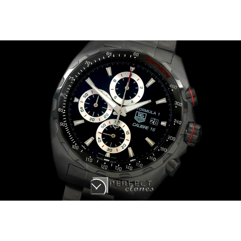 TGF1-00192S Formula 1 Calibre 16 PVD/PVD Black OS 2Quartz Ch
