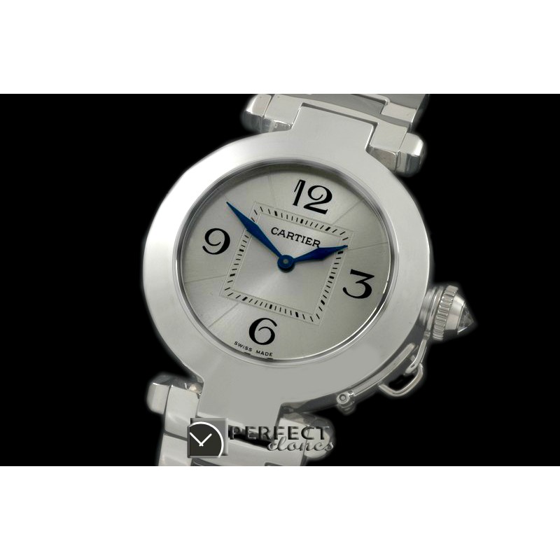 CARPS00301 Pasha Ladies SS/SS White Swiss Ronde Quartz