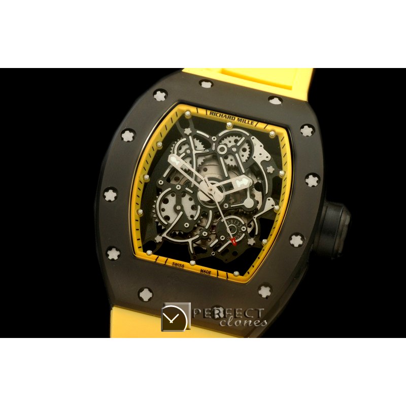 RM055-115 RM-055 Bubba Watson Tourbillon CER/PVD/RU Custom Skele