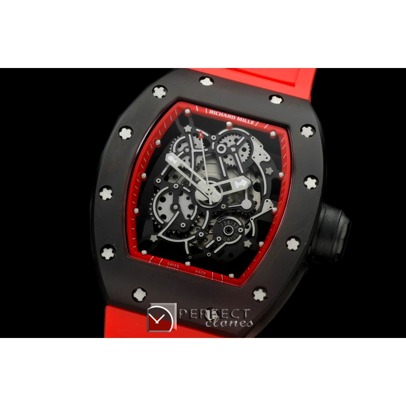 RM055-113 RM-055 Bubba Watson Tourbillon CER/PVD/RU Custom Skele
