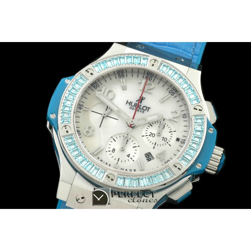 HBSQ10005 Big Bang Pearl SS/Sq Blue Ruby White A-7750