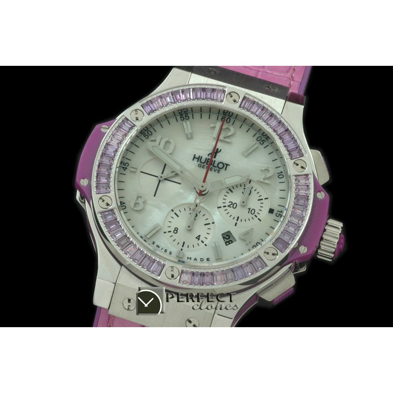 HBSQ10007 Big Bang Pearl SS/SQ Voilet Ruby White A-7750