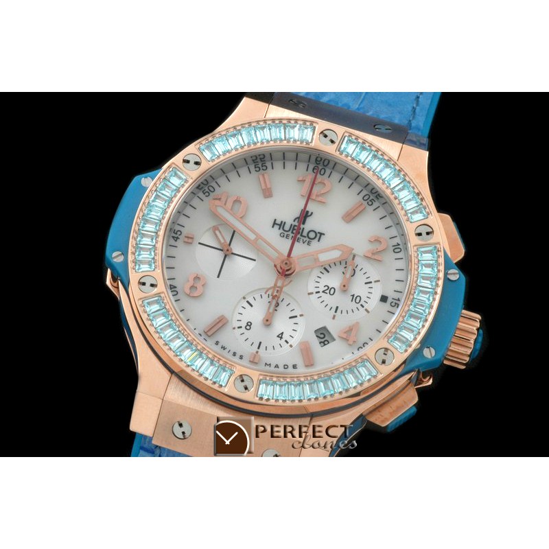 HBSQ10015 Big Bang Pearl RG/Sq Blue Ruby White A-7750