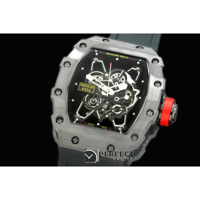 RM035-101 RM-035 Rafael Nadal Tourbillon PVD/RU/Blk Custom Skele