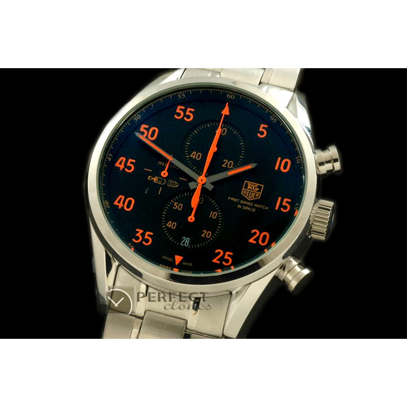 TGCA00289S Carrera 1887 Spacex SS/SS Black Jap Qtz