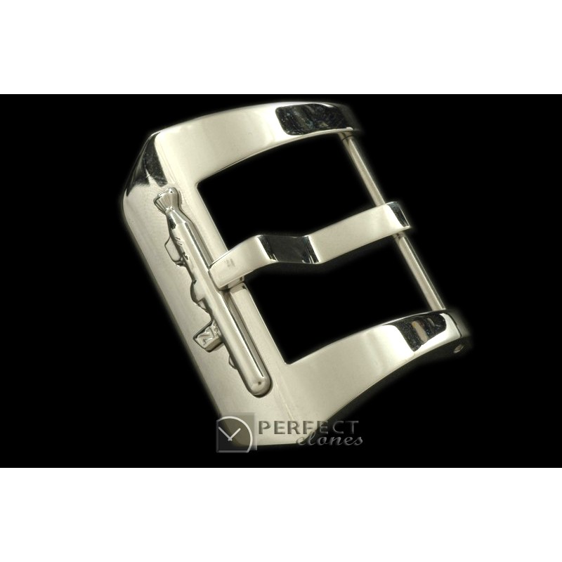PNA10051 Steel - Polished Embossed Submarine Buckle 24mm c/w Box