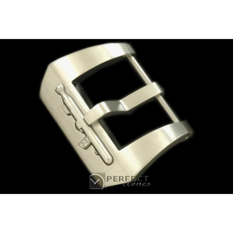 PNA10052 Steel - Brushed Embossed Submarine Buckle 24mm c/w Box