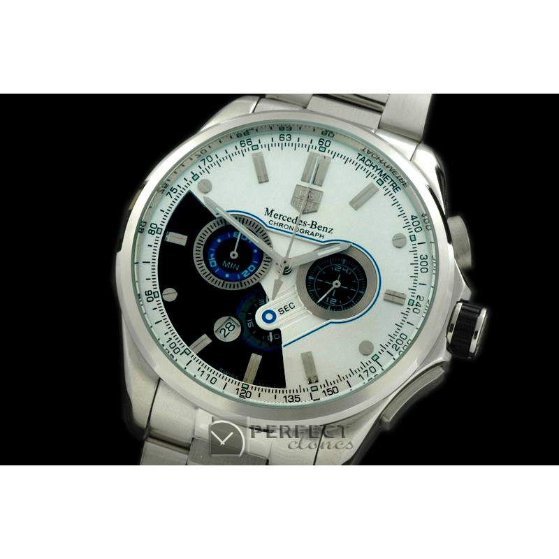 TG-SLS-101S Mercedes SLS Chrono SS/SS White Jap OS2Quartz