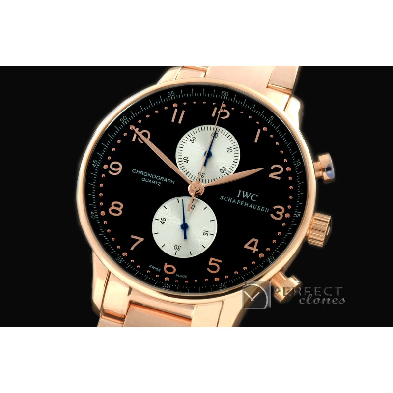 IWPG10117S Portuguese Chrono RG/RG Black Jap OS20