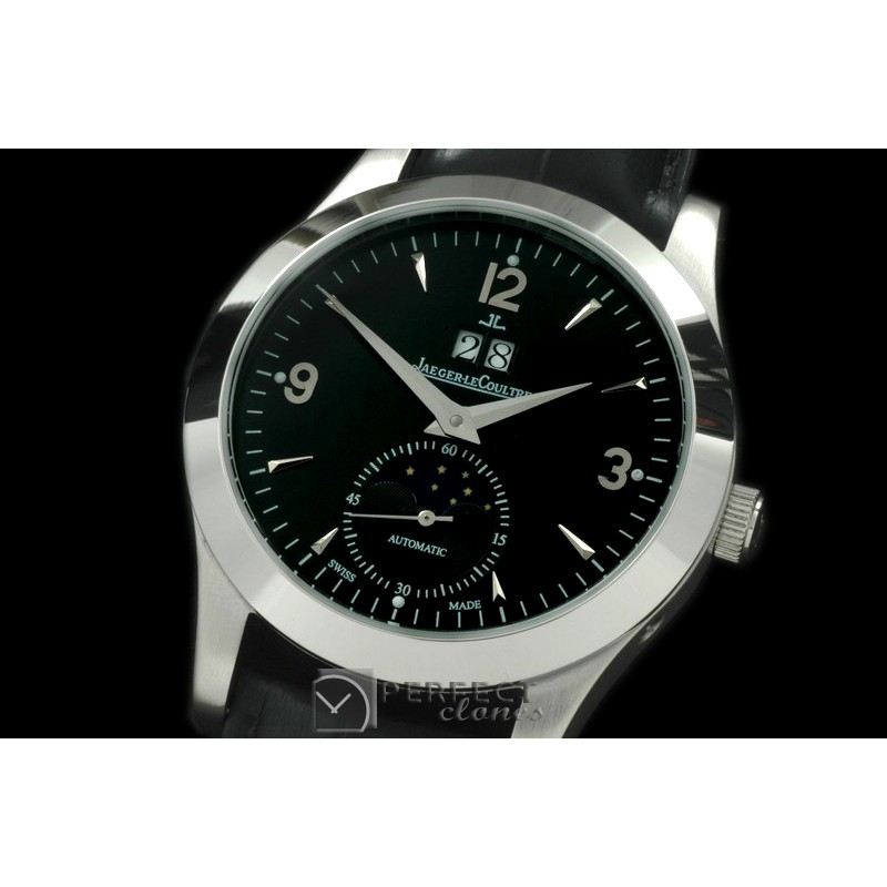 JL00067 Master Big Date/Day Phase SS/LE Black Asian 2813