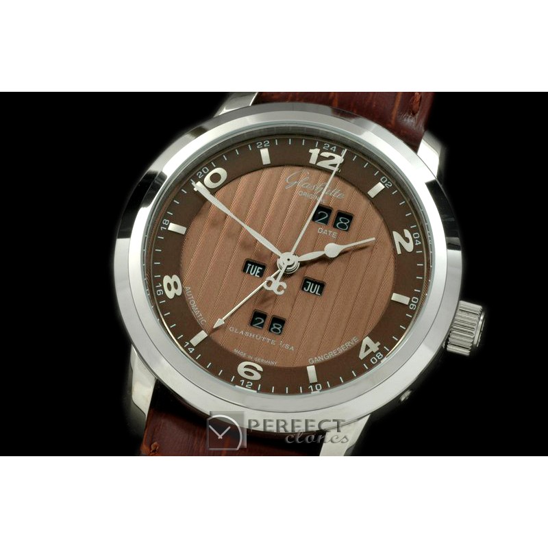 GL01059 Panomatic Perpertual Calendar SS/LE Brown Asian 2813