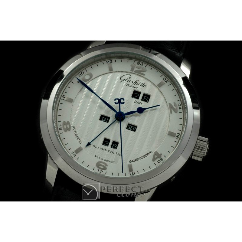 GL01056 Panomatic Perpertual Calendar SS/LE White Asian 2813