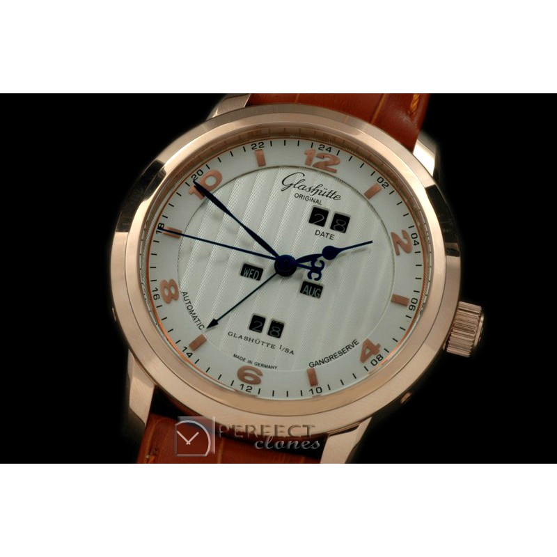 GL01066 Panomatic Perpertual Calendar RG/LE White Asian 2813