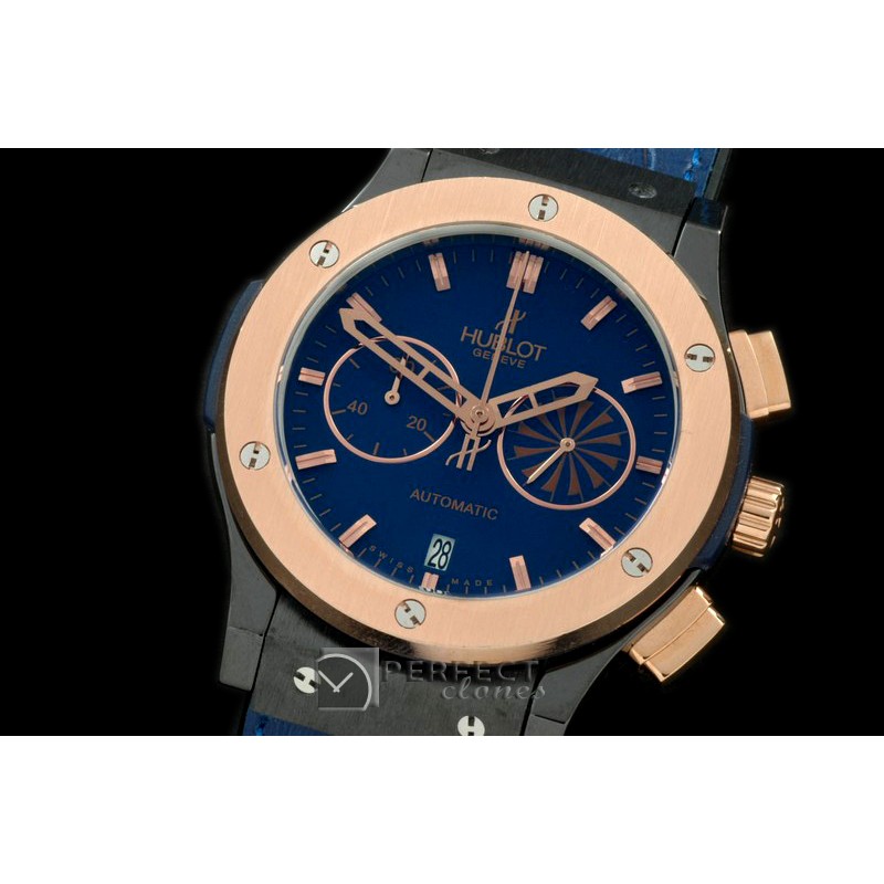 HBFSC10028 Classic Fusion Chrono PVD/RG/LE Blue CF Jap Quartz
