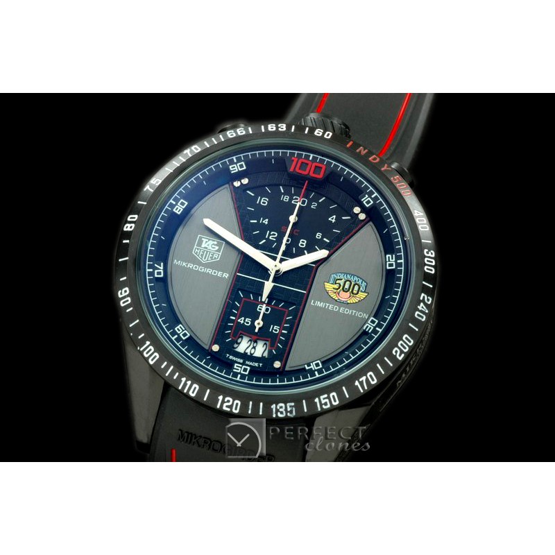 TGMKG-108R Indy 50Mikrograph PVD/RU Grey/Blk Jap OS2Quartz