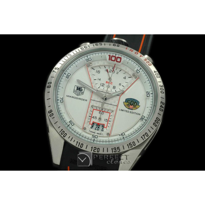 TGMKG-101R Indy 50Mikrograph SS/RU White Jap OS2Quartz