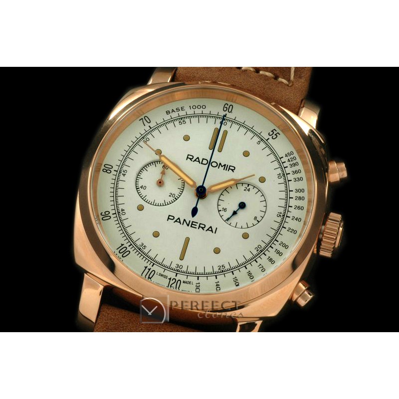 PN51802 Radiomir 194Chrono RG/LE White Jap OS2Quartz