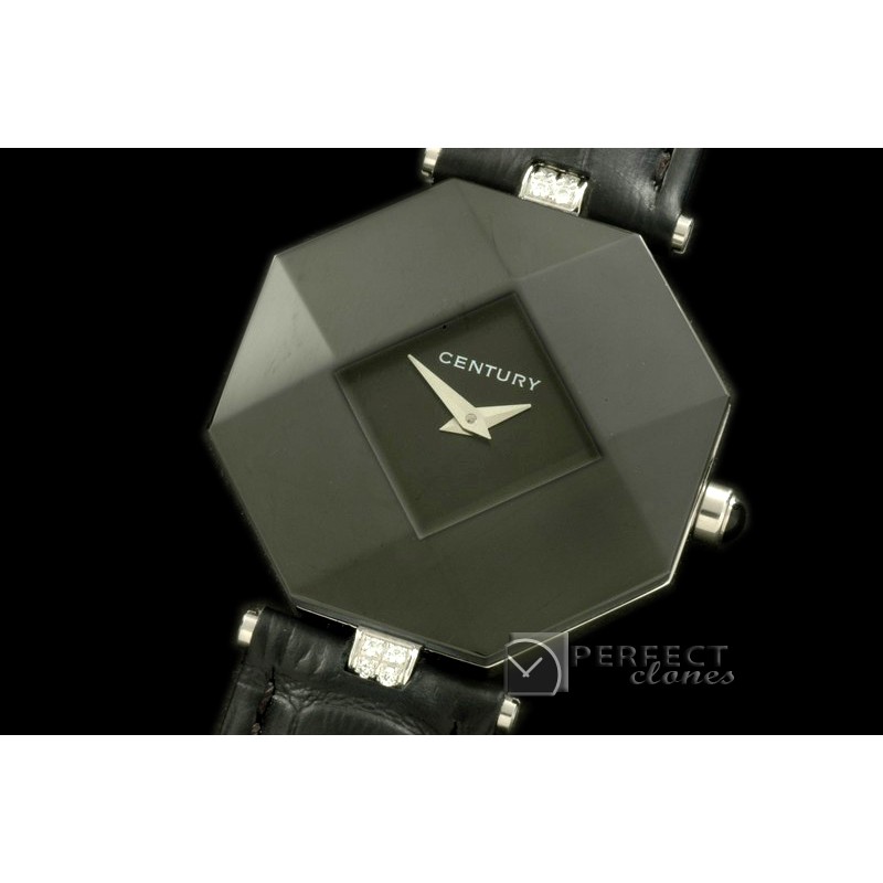CE10002 Empire Ladies SS/LE Black Swiss Qtz