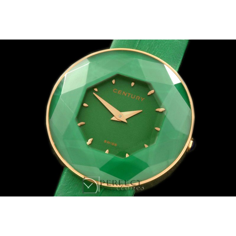 CE10034 Couture Ladies RG/LE Green Swiss Qtz