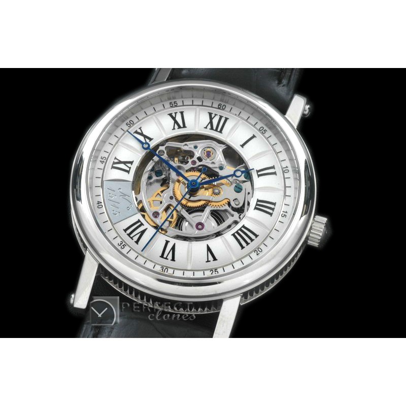 BR20001 Jubilee Skeleton Auto SS/LE White Roman Asian 2824