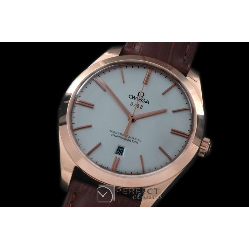 OMDE00056 Deville Tresor RG/LE White Miyota 8205