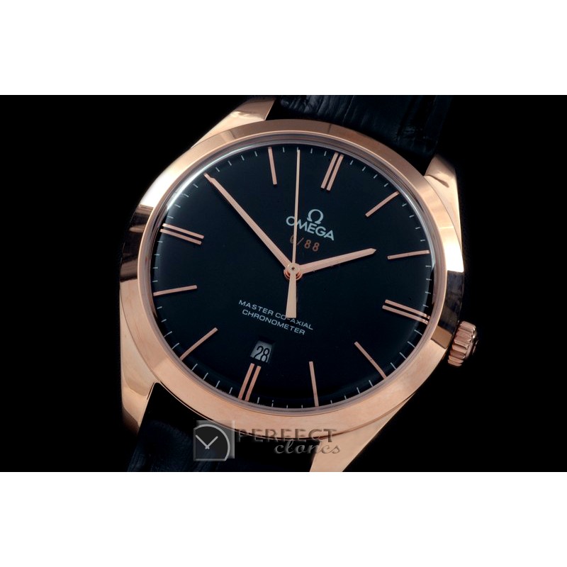 OMDE00057 Deville Tresor RG/LE Black Miyota 8205