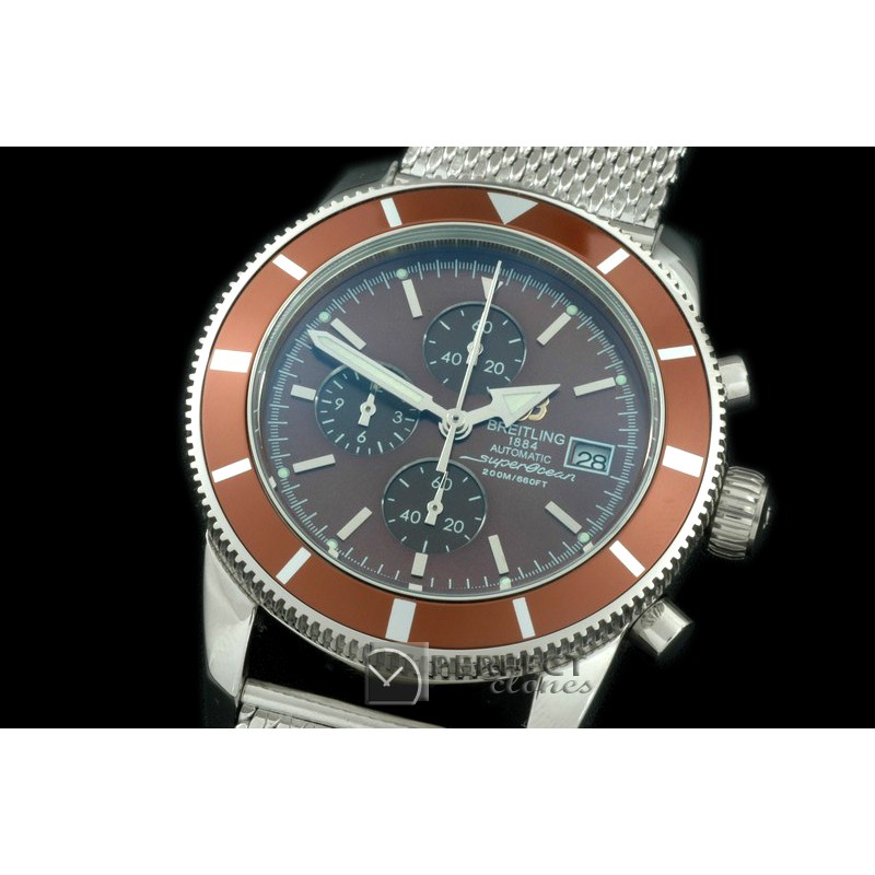 BLSF20005 Heritage Chrono SS/ME Brown Jap OS20