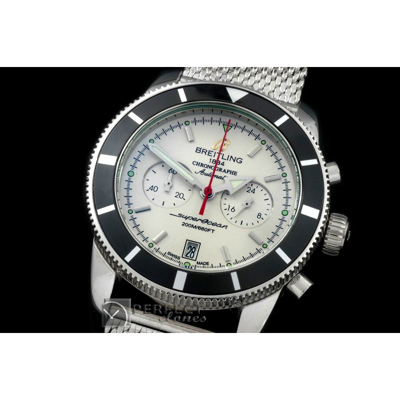 BLSF20011 201Heritage Chrono SS/ME White Jap OS20