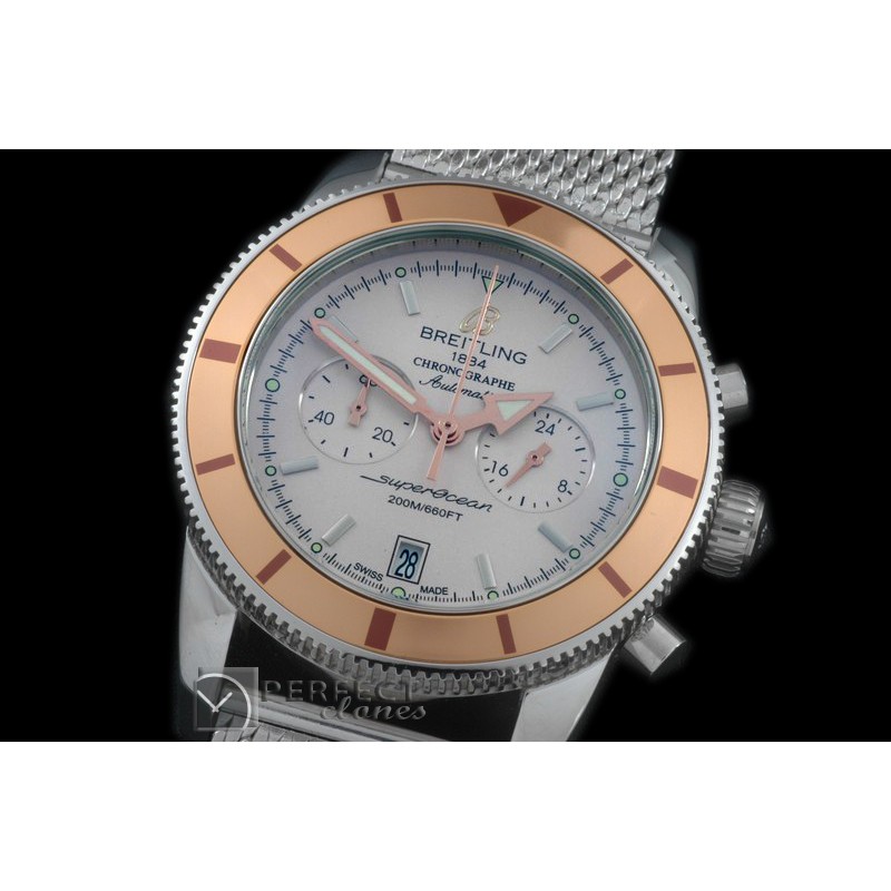 BLSF20016 201Heritage Chrono SS/ME White Jap OS20