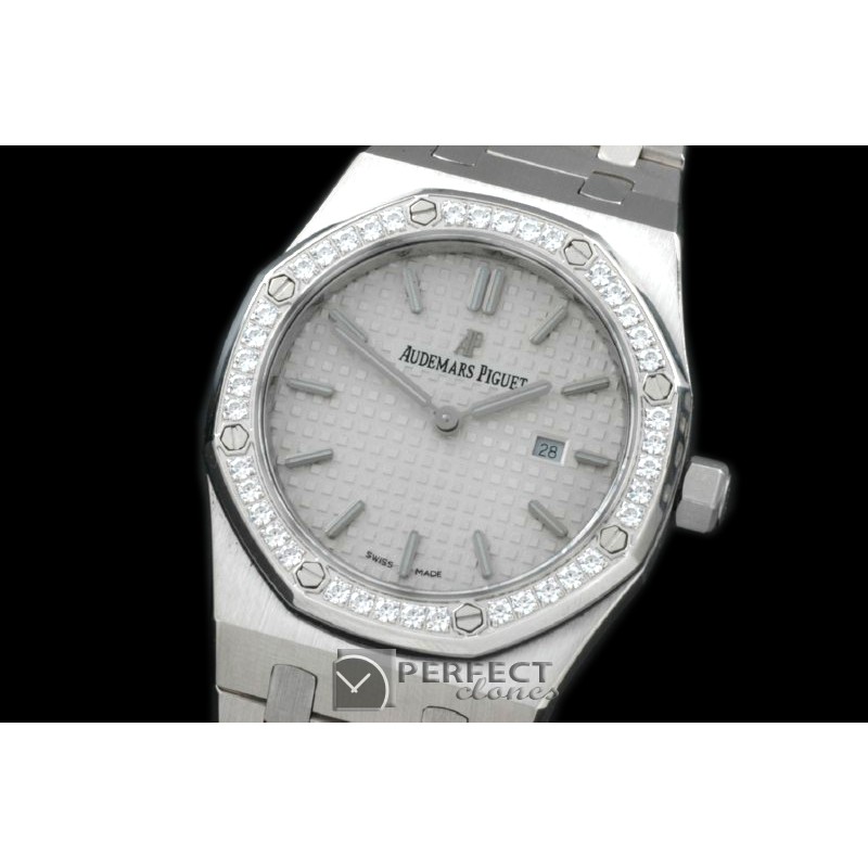 APLD01001D Royal Oak Ladies SS/SS White S-Qtz